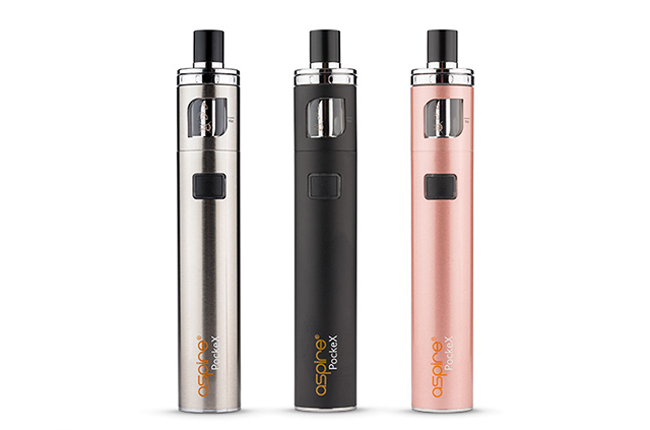 Pockex Vape pens in different colours.